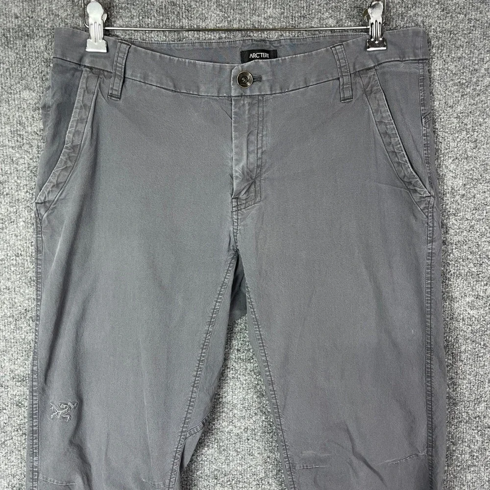 Arcteryx Mens Gray Atlin Chino Pants Casual Outdoor Hiking Trousers 36